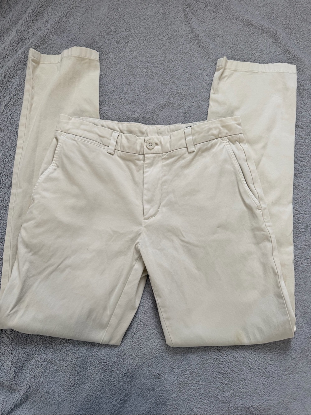 Vineyard Vines Chino Pants Mens 30x32 Cream Stretch Cotton Straight Leg Preppy